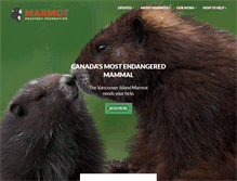 Tablet Screenshot of marmots.org